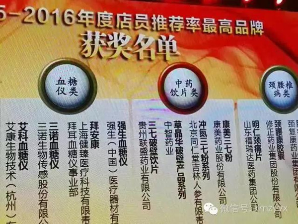 澳门真人百家家乐三七粉蝉联2015-2016年度中国药店推荐率最高品牌！